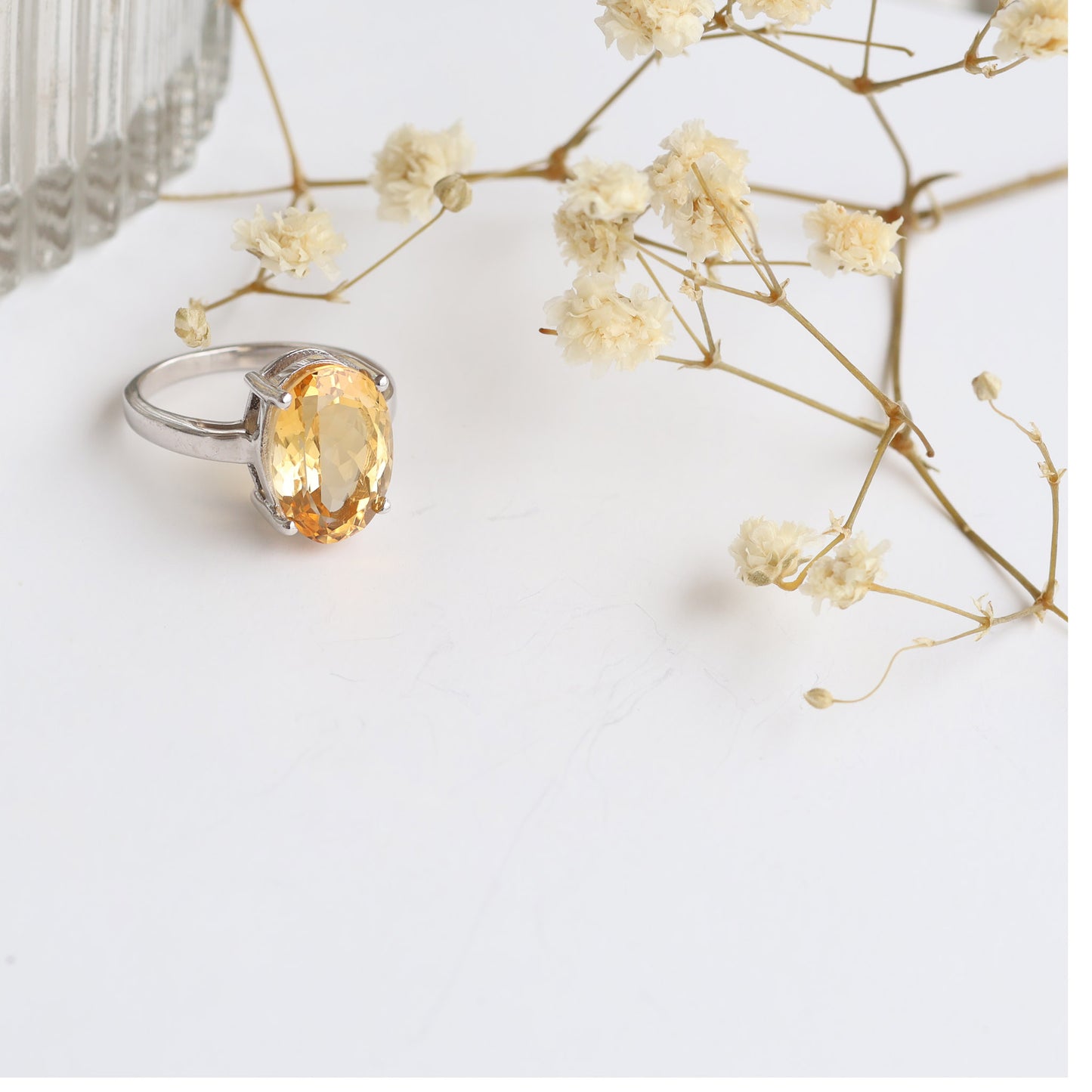 Aurelia Citrine Ring