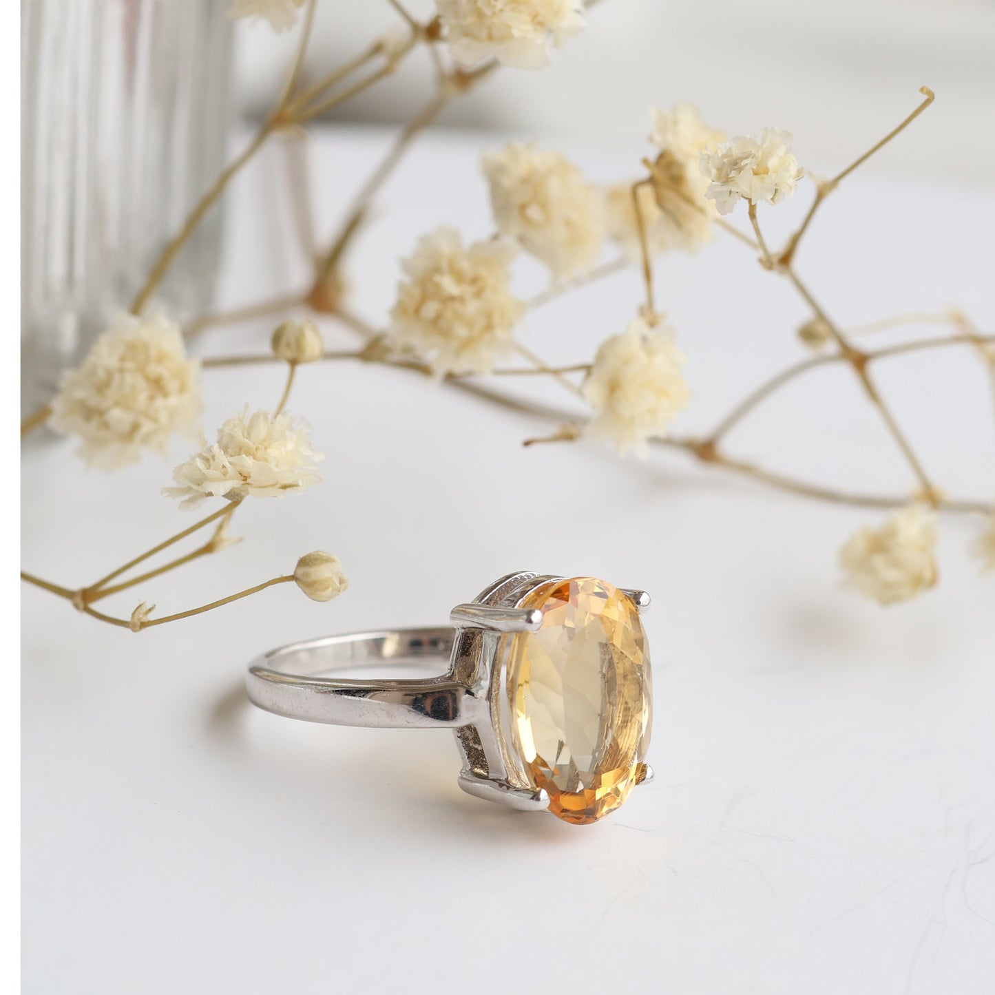 Aurelia Citrine Ring
