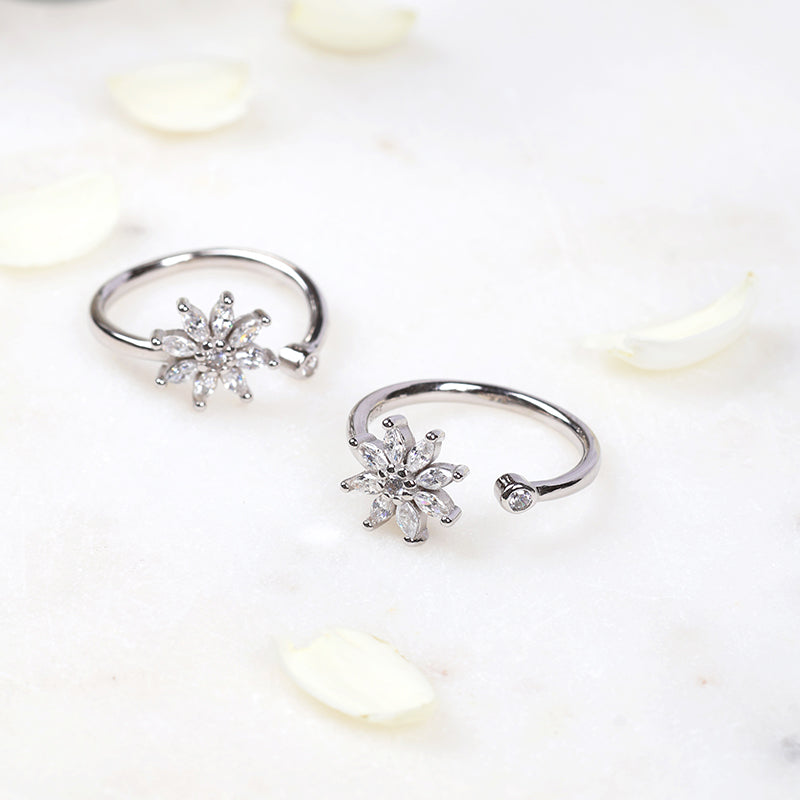 Lila Toe Ring