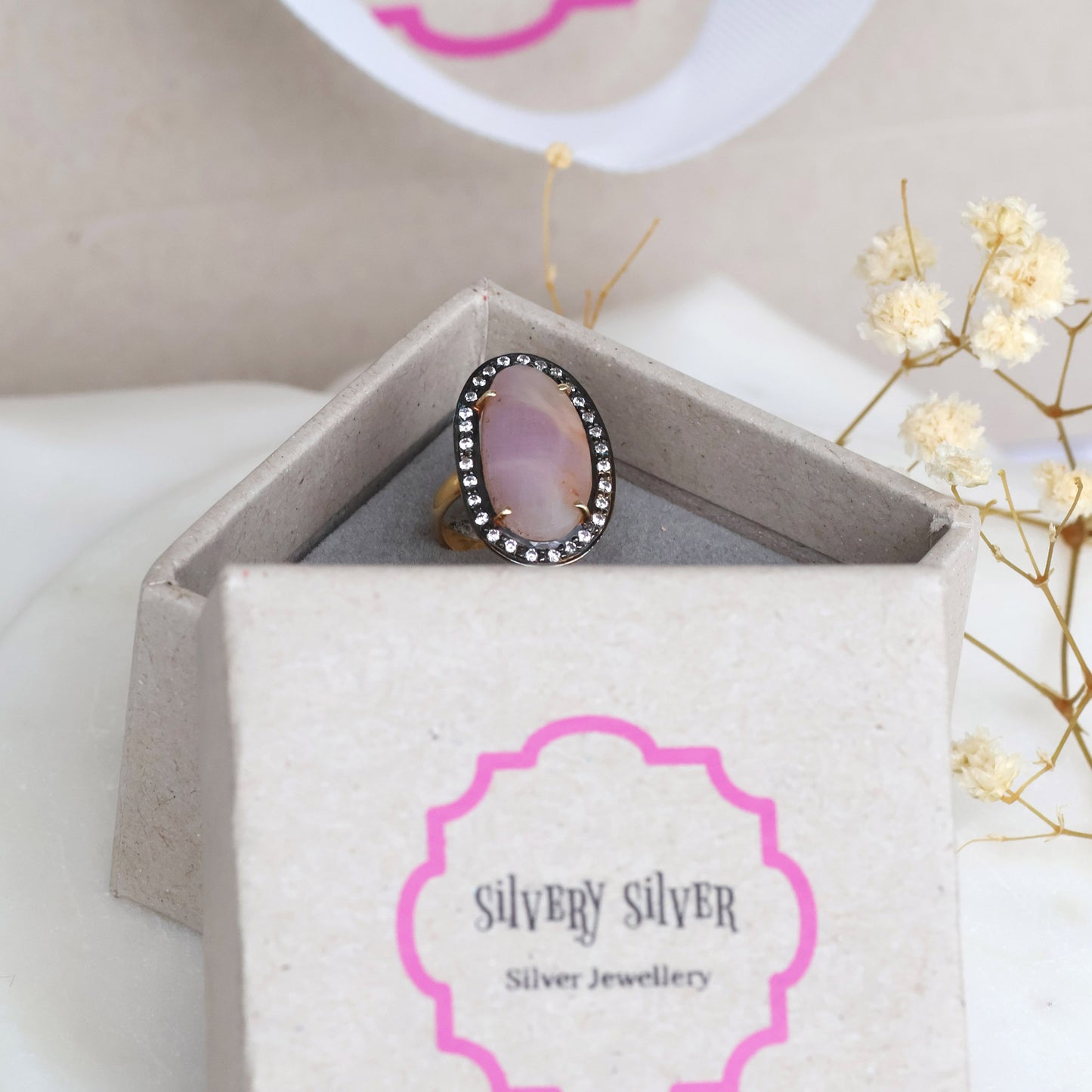 Selene Morganite Ring