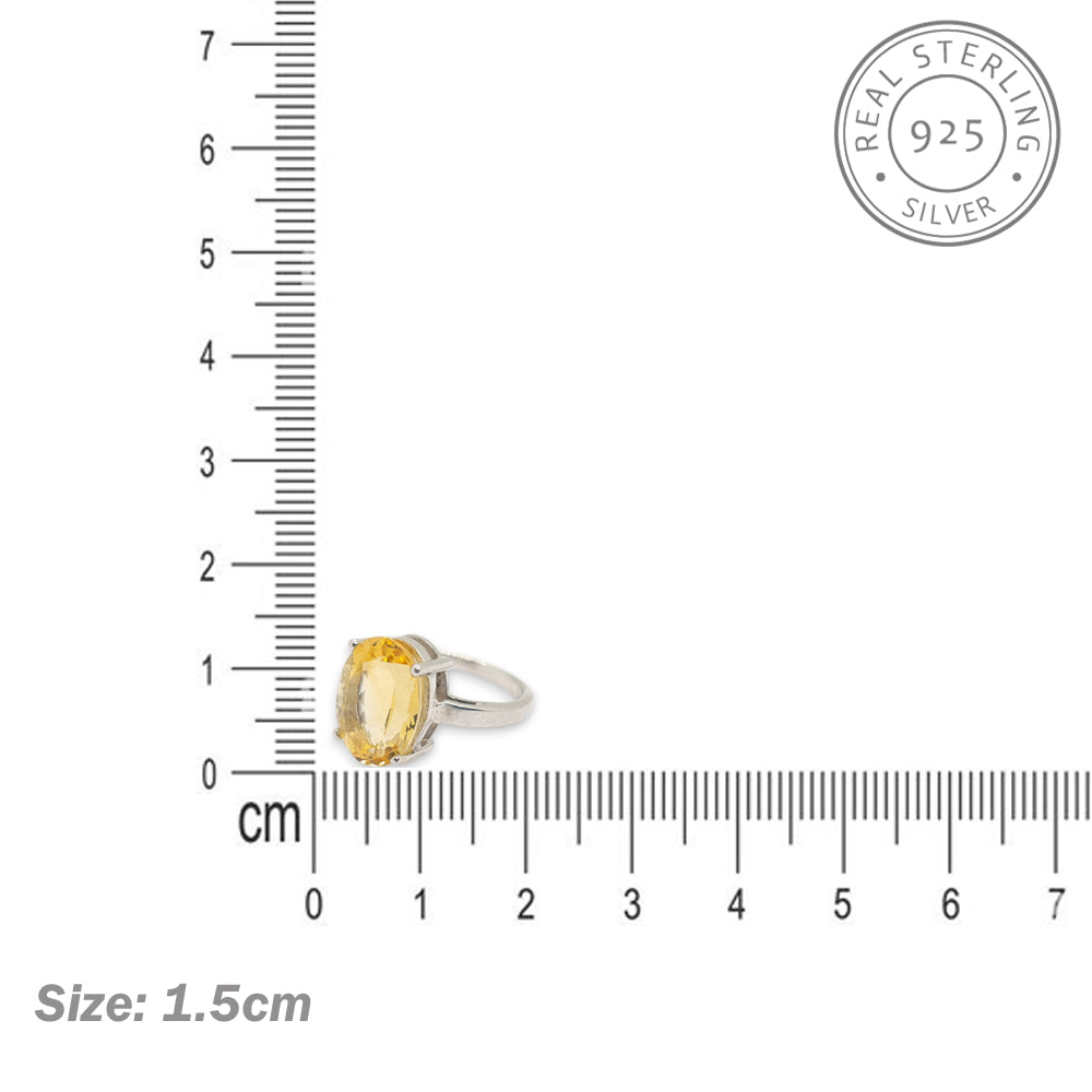 Aurelia Citrine Ring