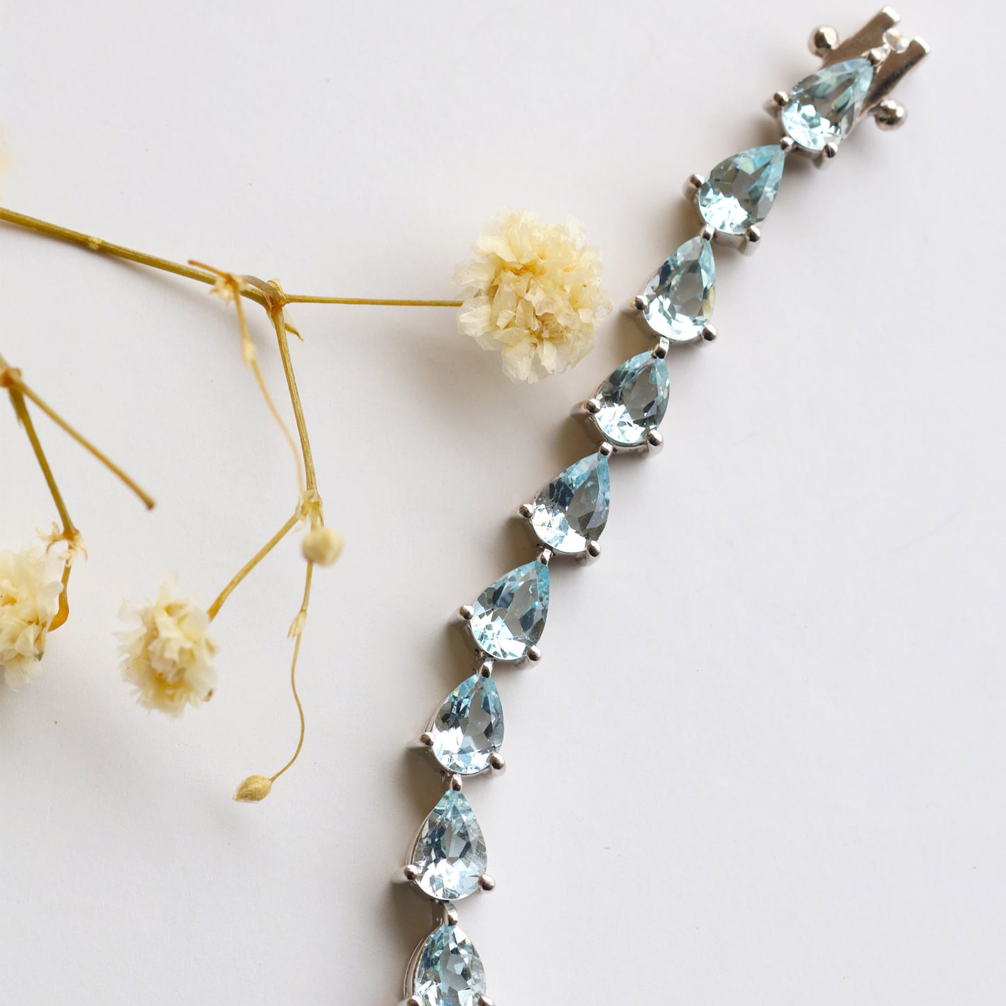 Natural Aquamarine Bracelet