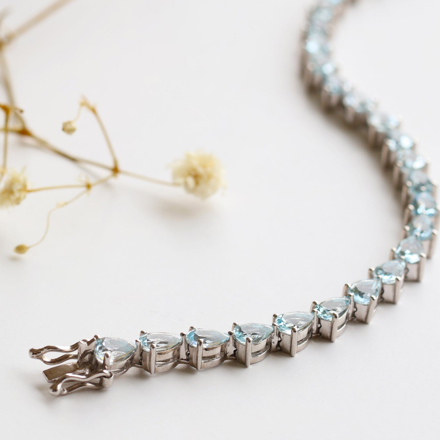 Natural Aquamarine Bracelet