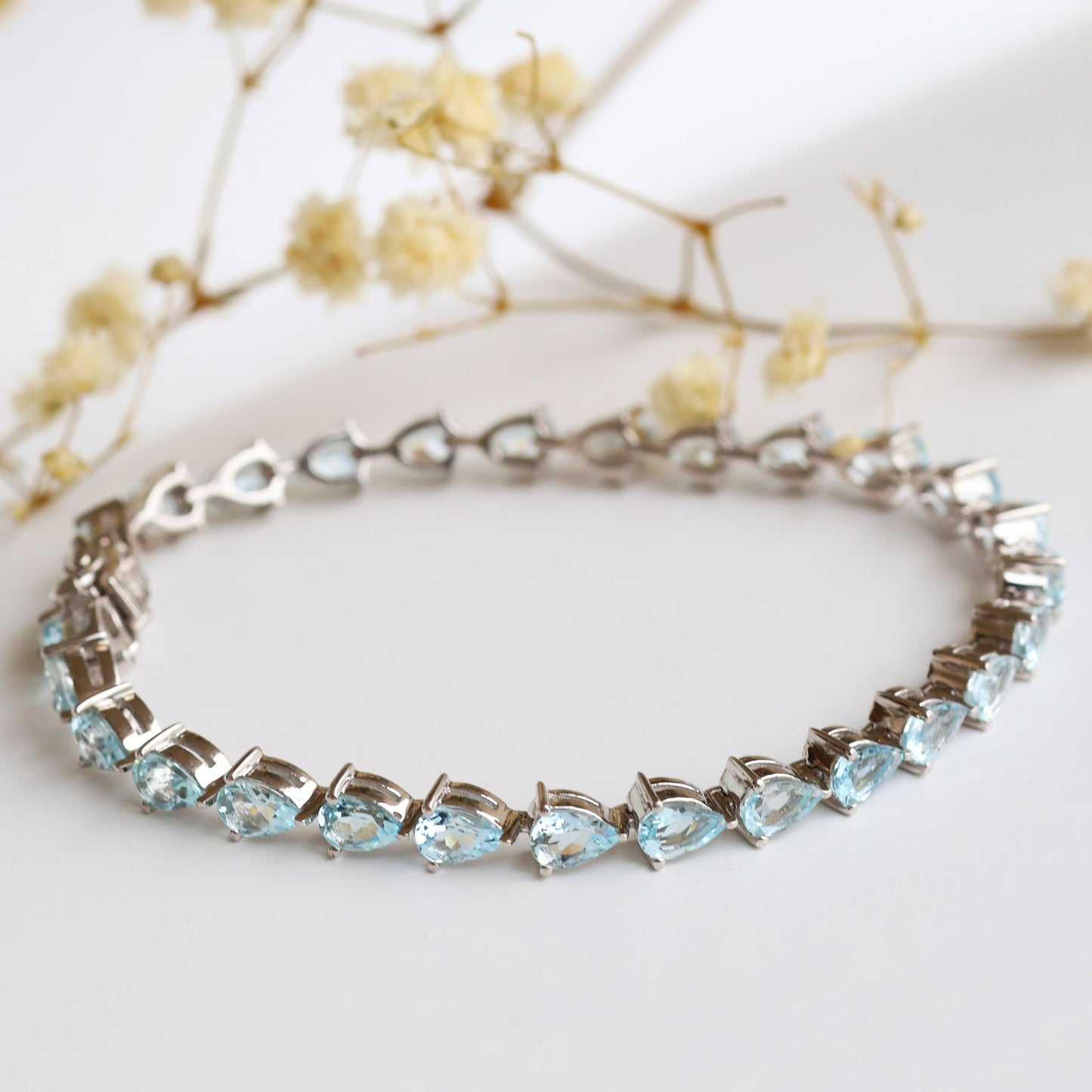 Natural Aquamarine Bracelet