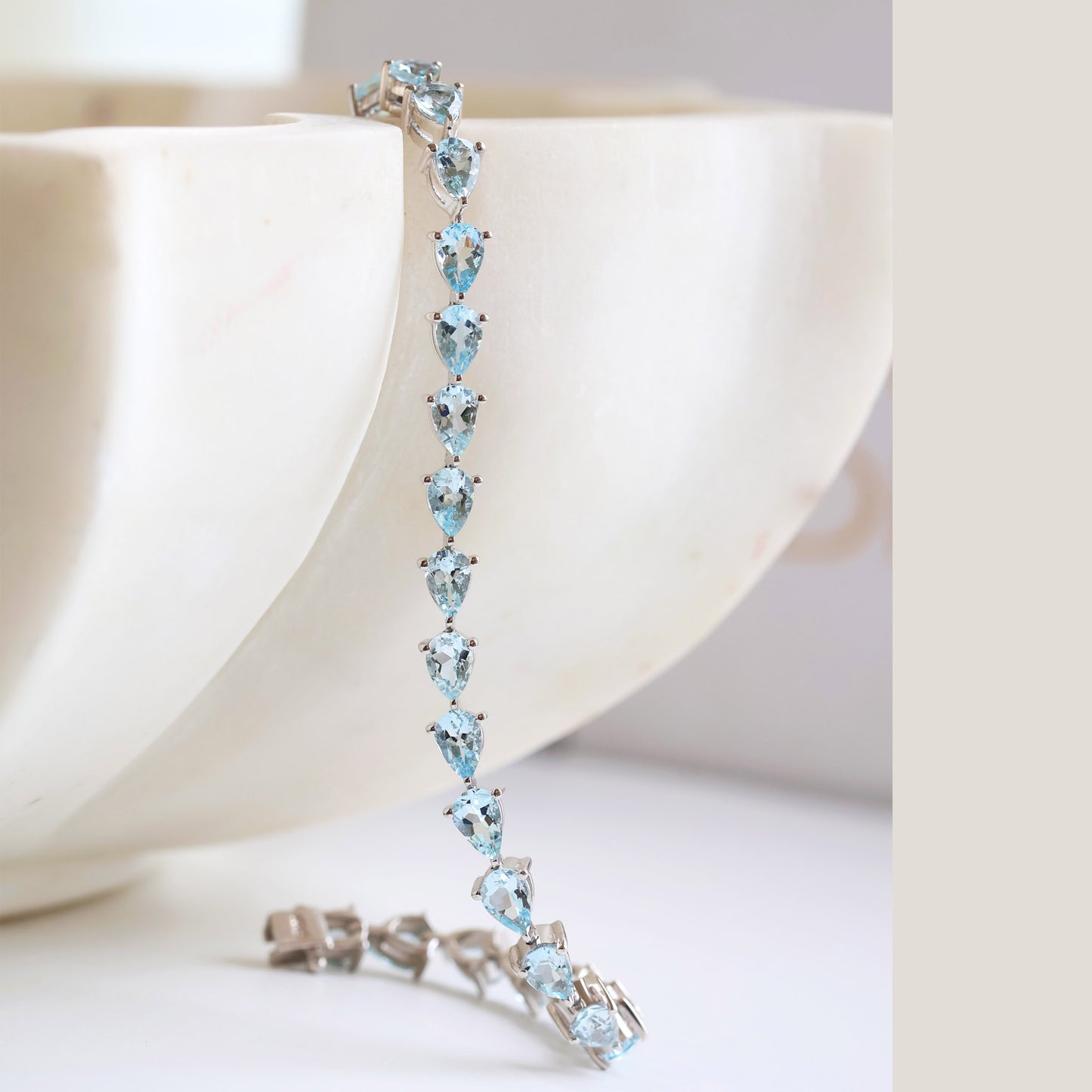 Natural Aquamarine Bracelet