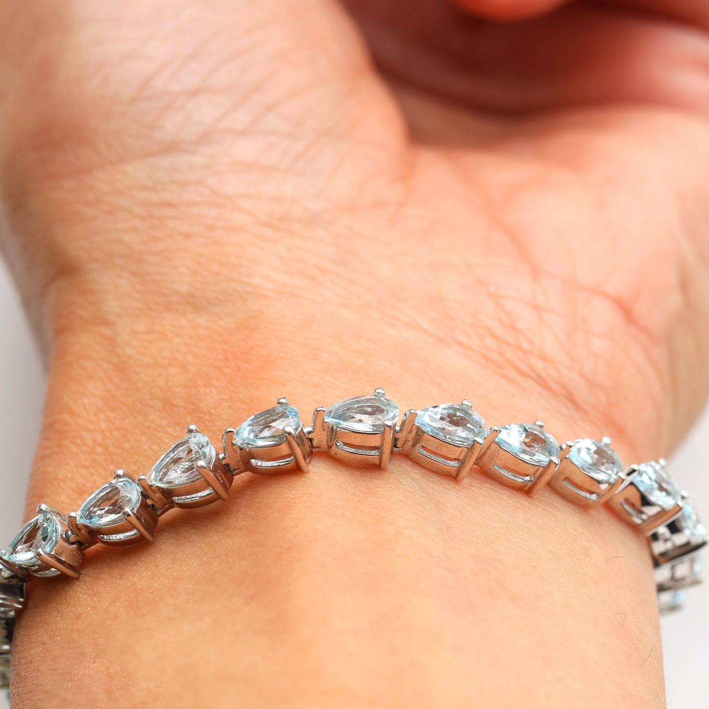 Natural Aquamarine Bracelet