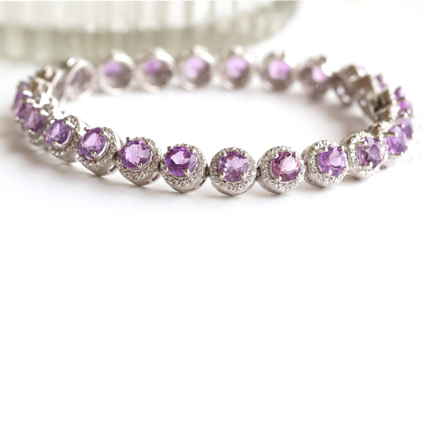 Natural Amethyst Bracelet