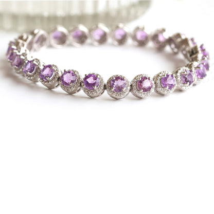 Natural Amethyst Bracelet