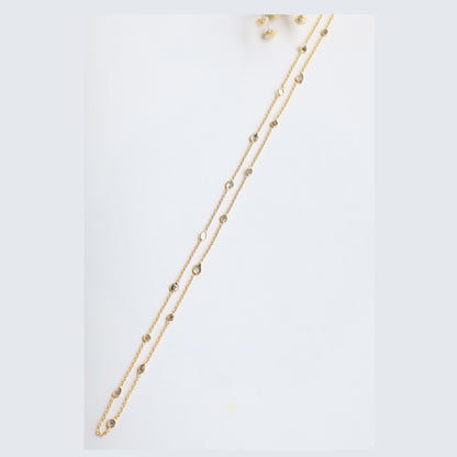 Zuri Gold Plated Diamond Chain