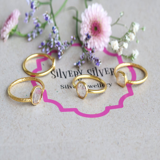 Veda Gold Plated Diamond Ring