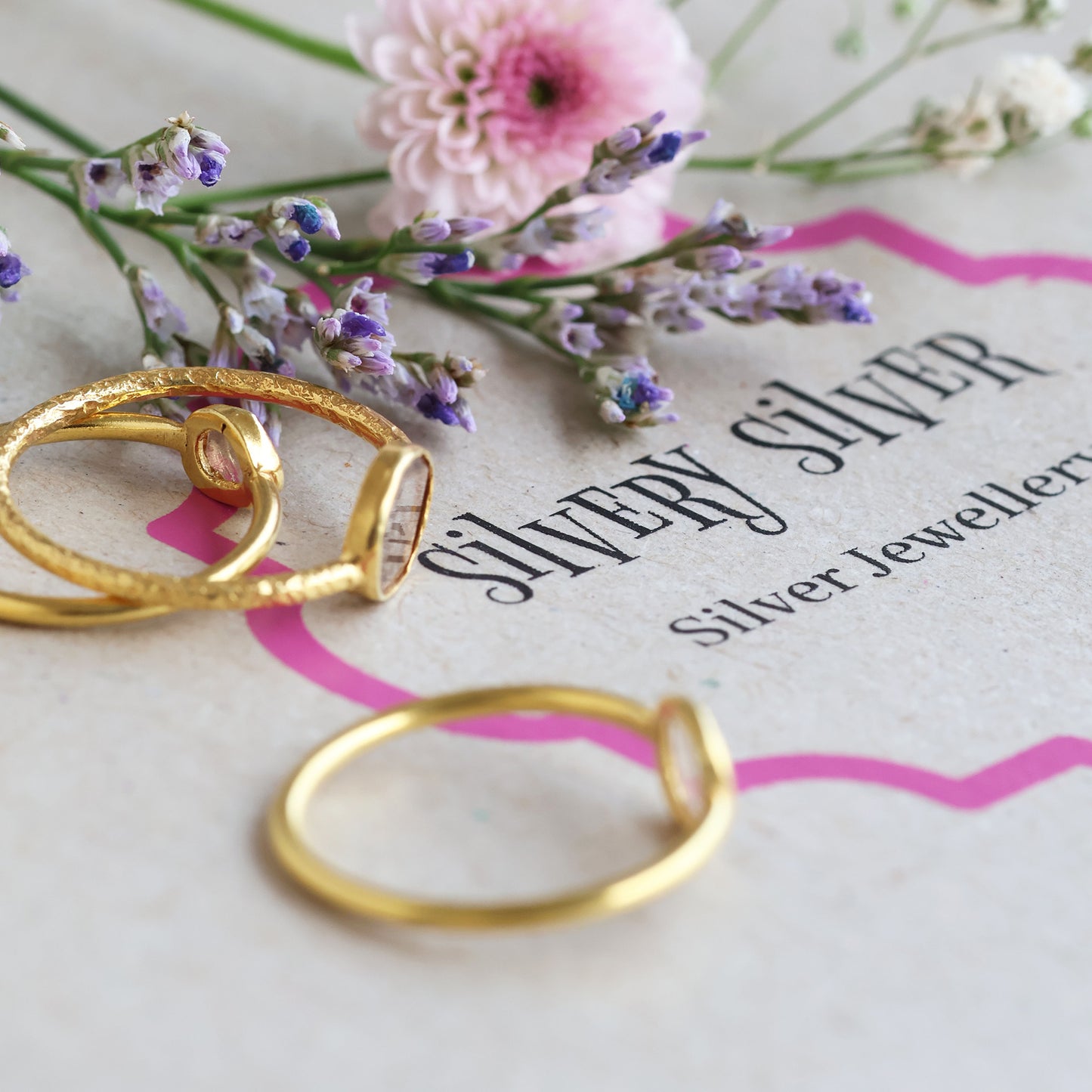 Veda Gold Plated Diamond Ring