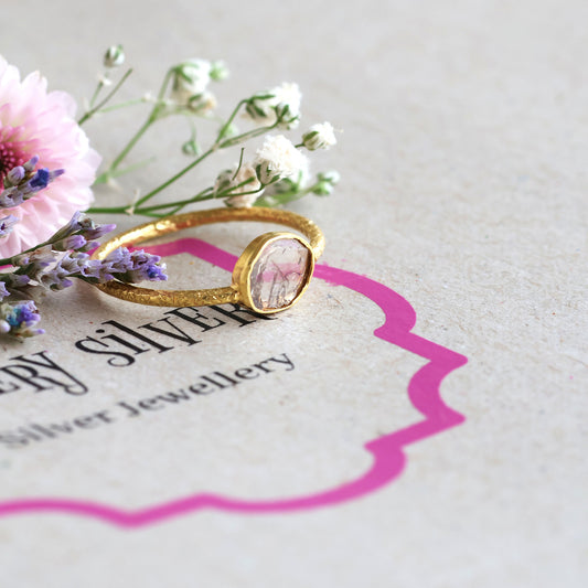 Veda Gold Plated Diamond Ring