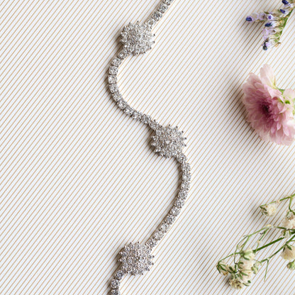 Rosa Silver Bracelet