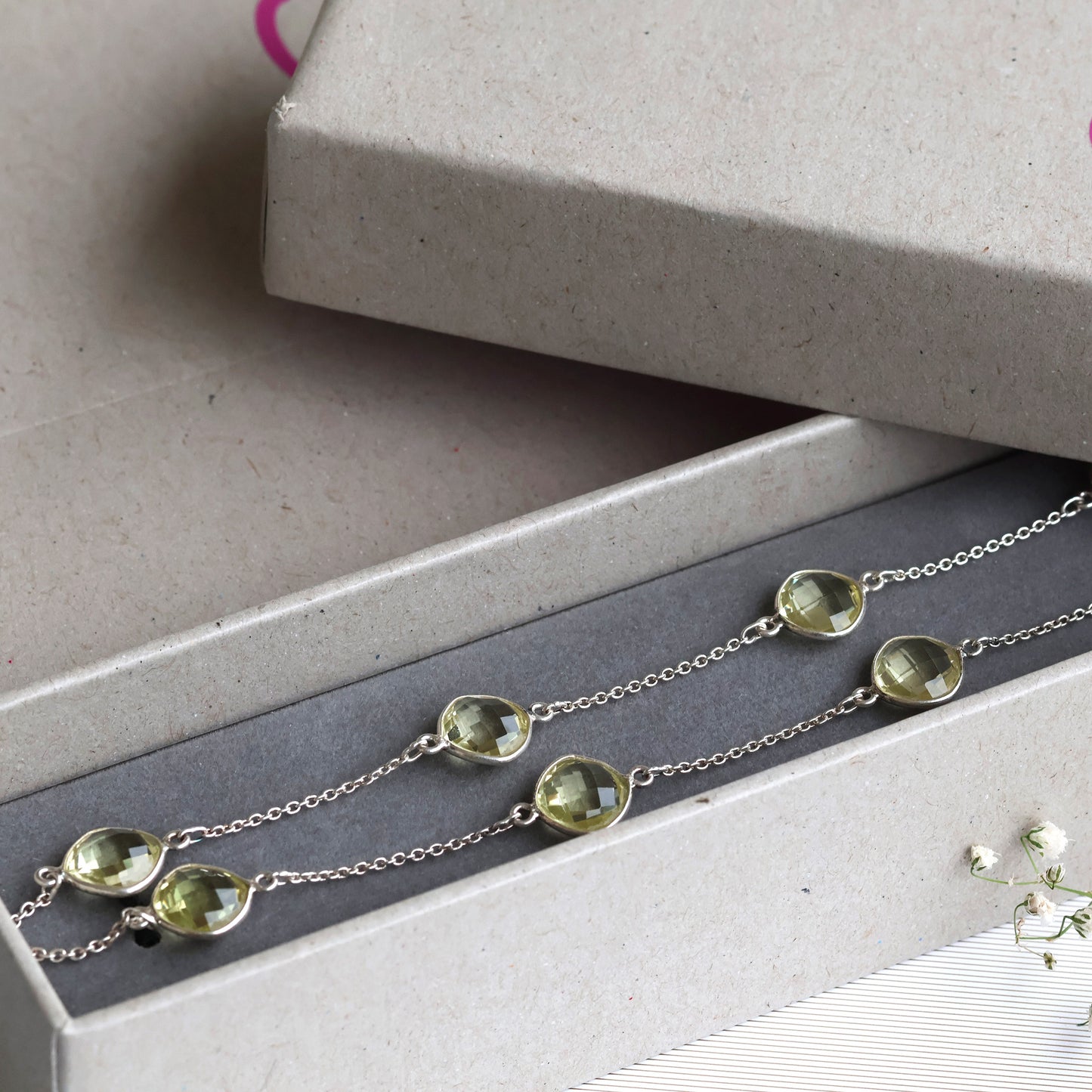 Rhea Citrine Necklace