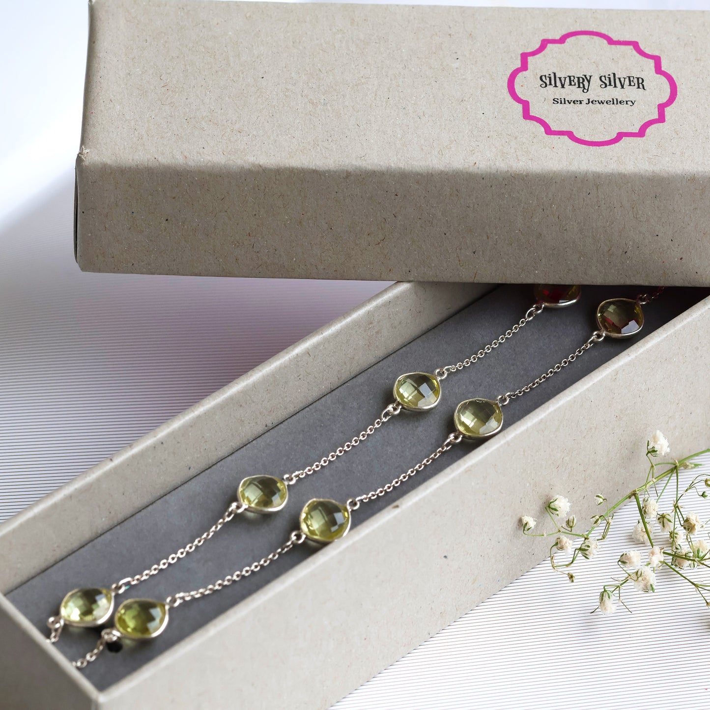 Rhea Citrine Necklace