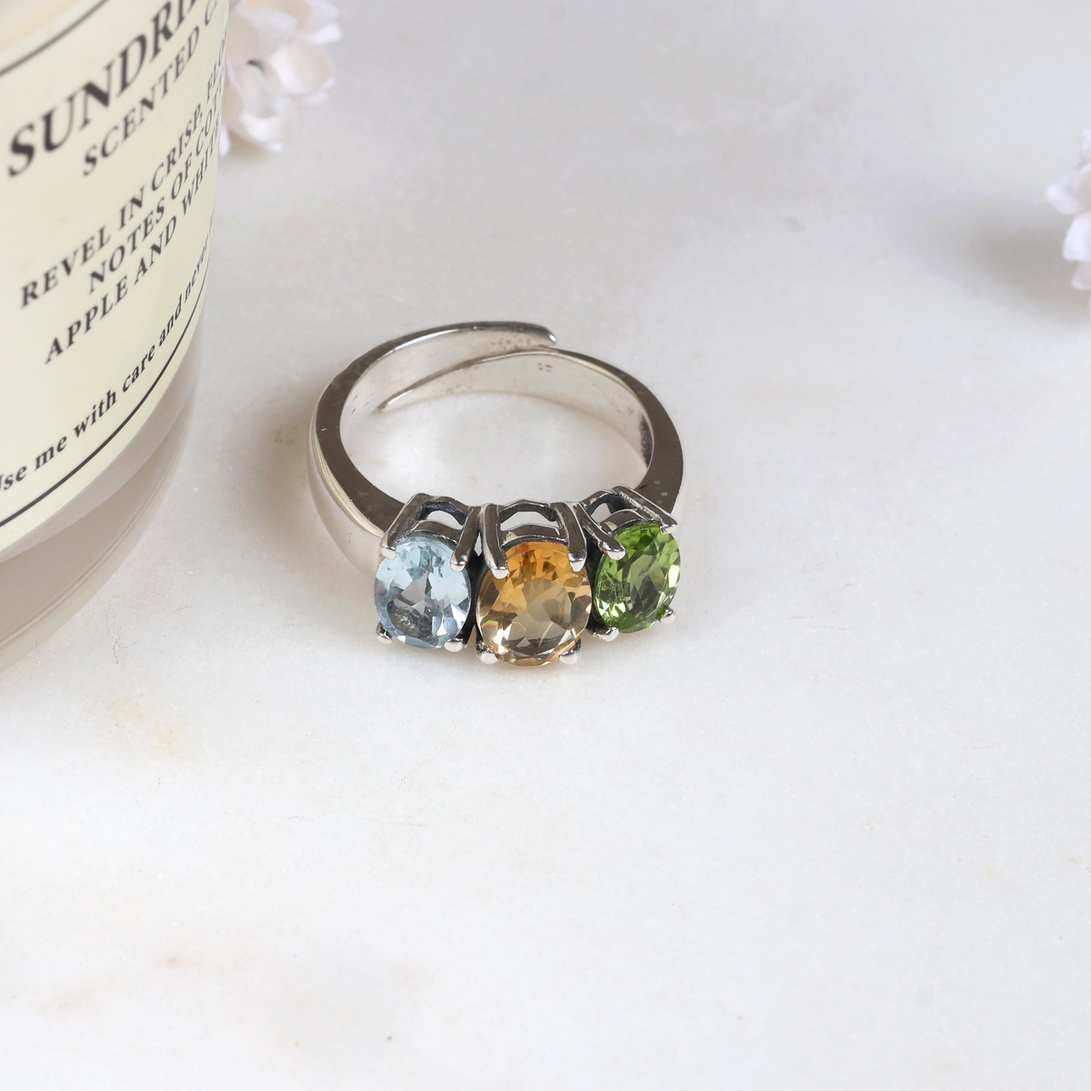 Aarya Tri-Glow Ring