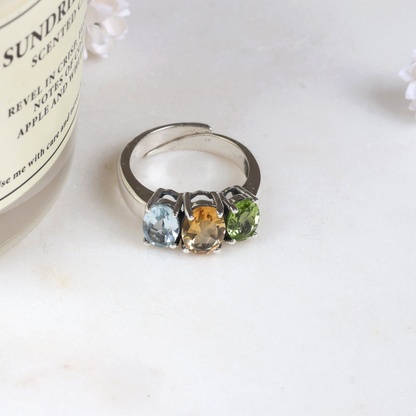 Aarya Tri-Glow Ring