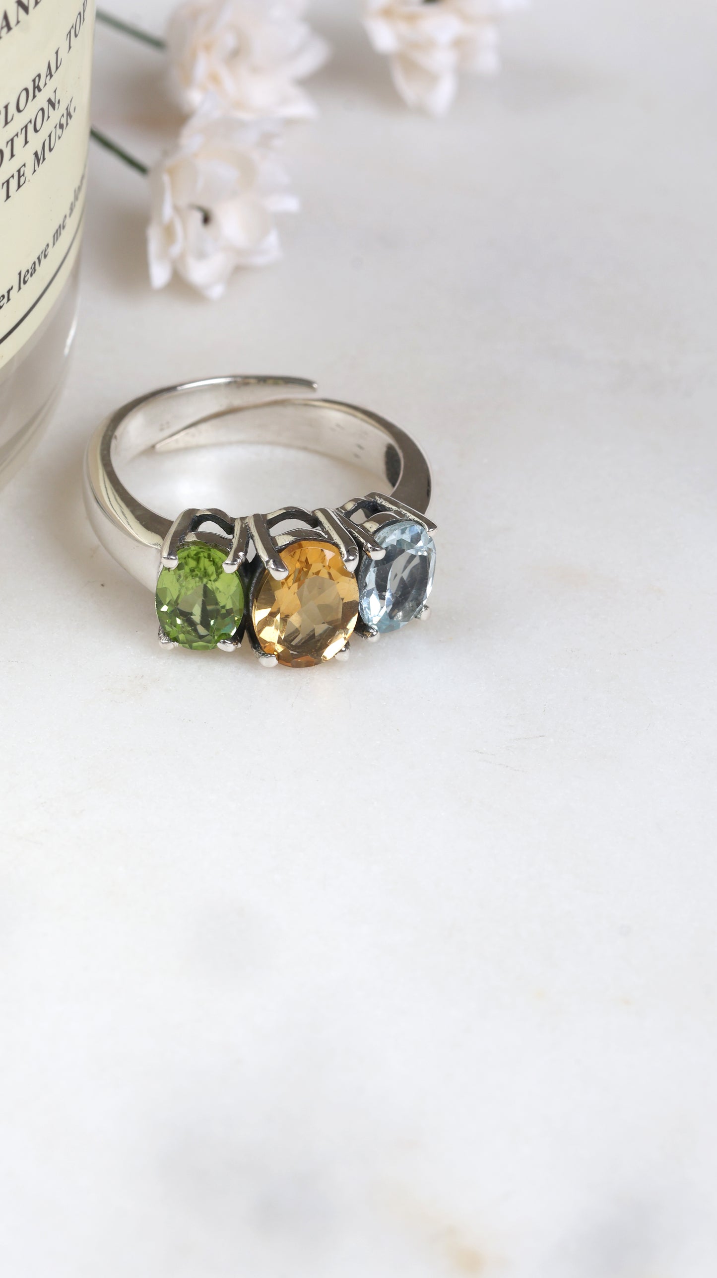 Aarya Tri-Glow Ring