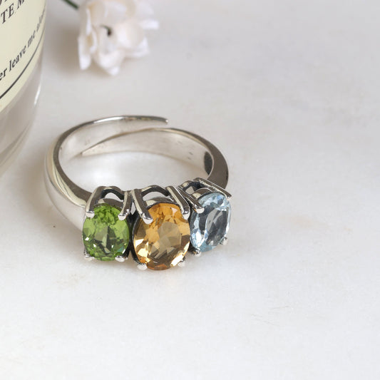 Aarya Tri-Glow Ring