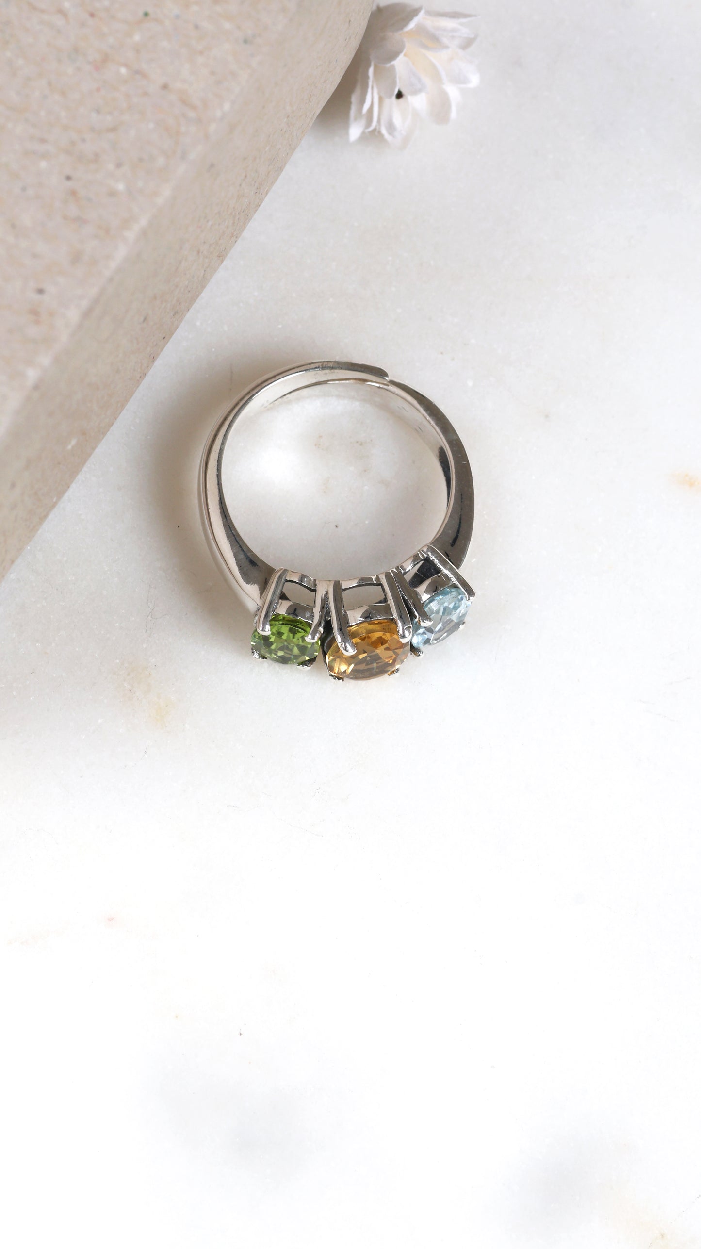 Aarya Tri-Glow Ring
