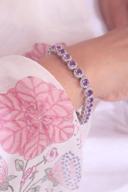 Natural Amethyst Bracelet