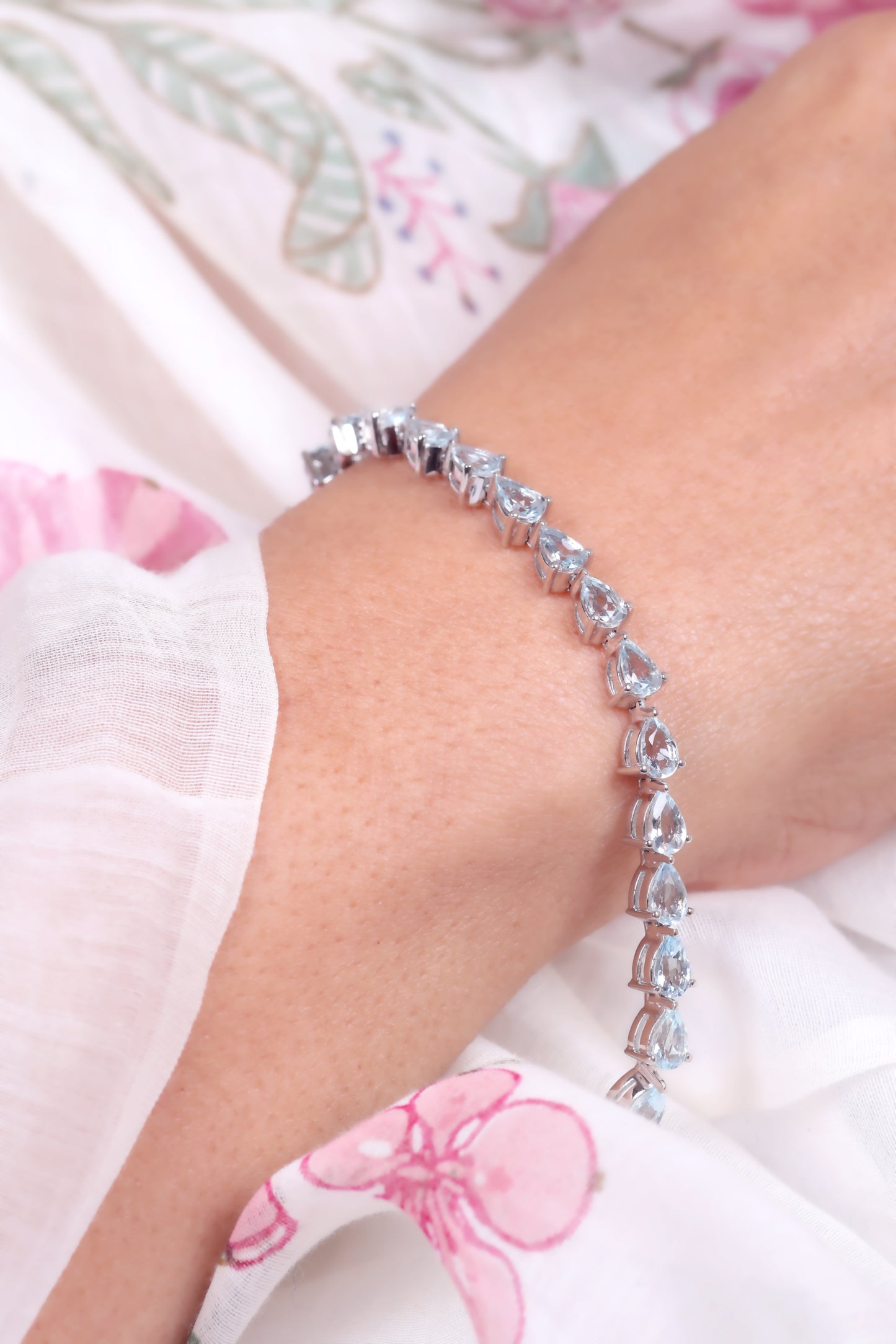 Natural Aquamarine Bracelet