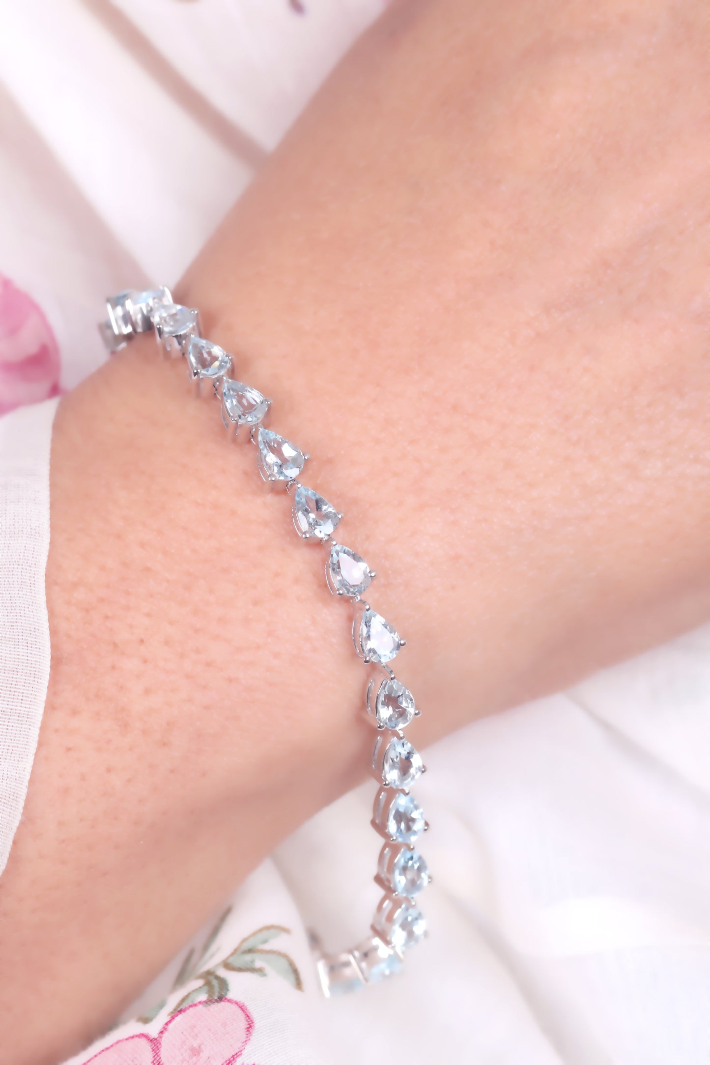 Natural Aquamarine Bracelet