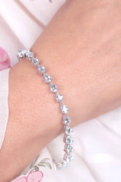 Natural Aquamarine Bracelet