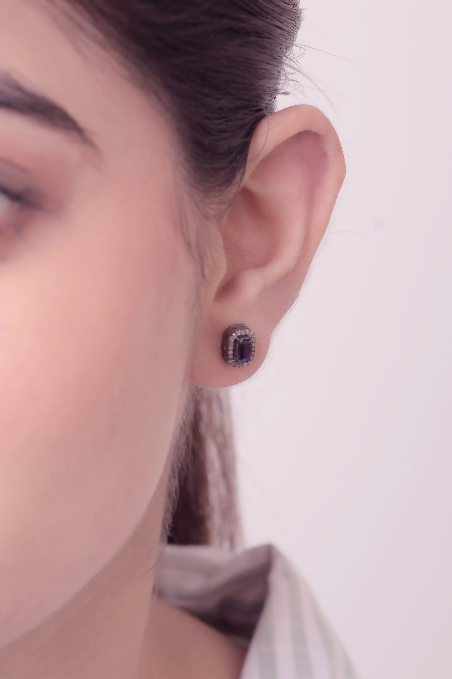 Amethyst  Studs