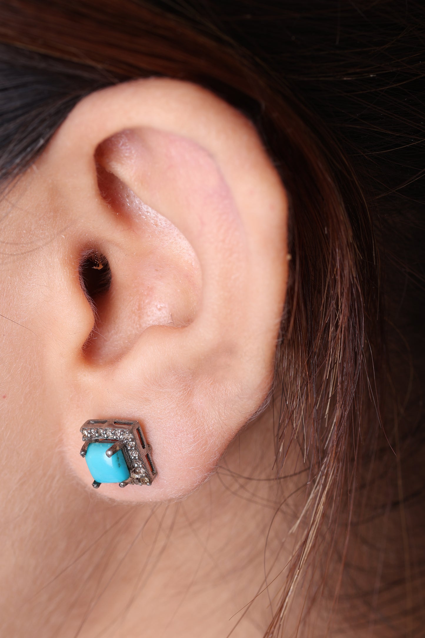 Turquoise Studs - Square