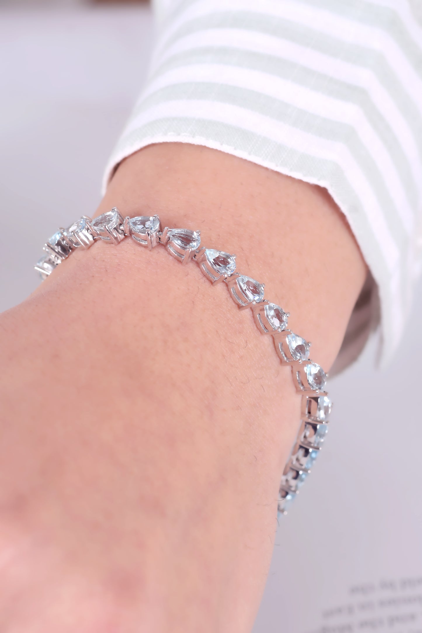 Natural Aquamarine Bracelet