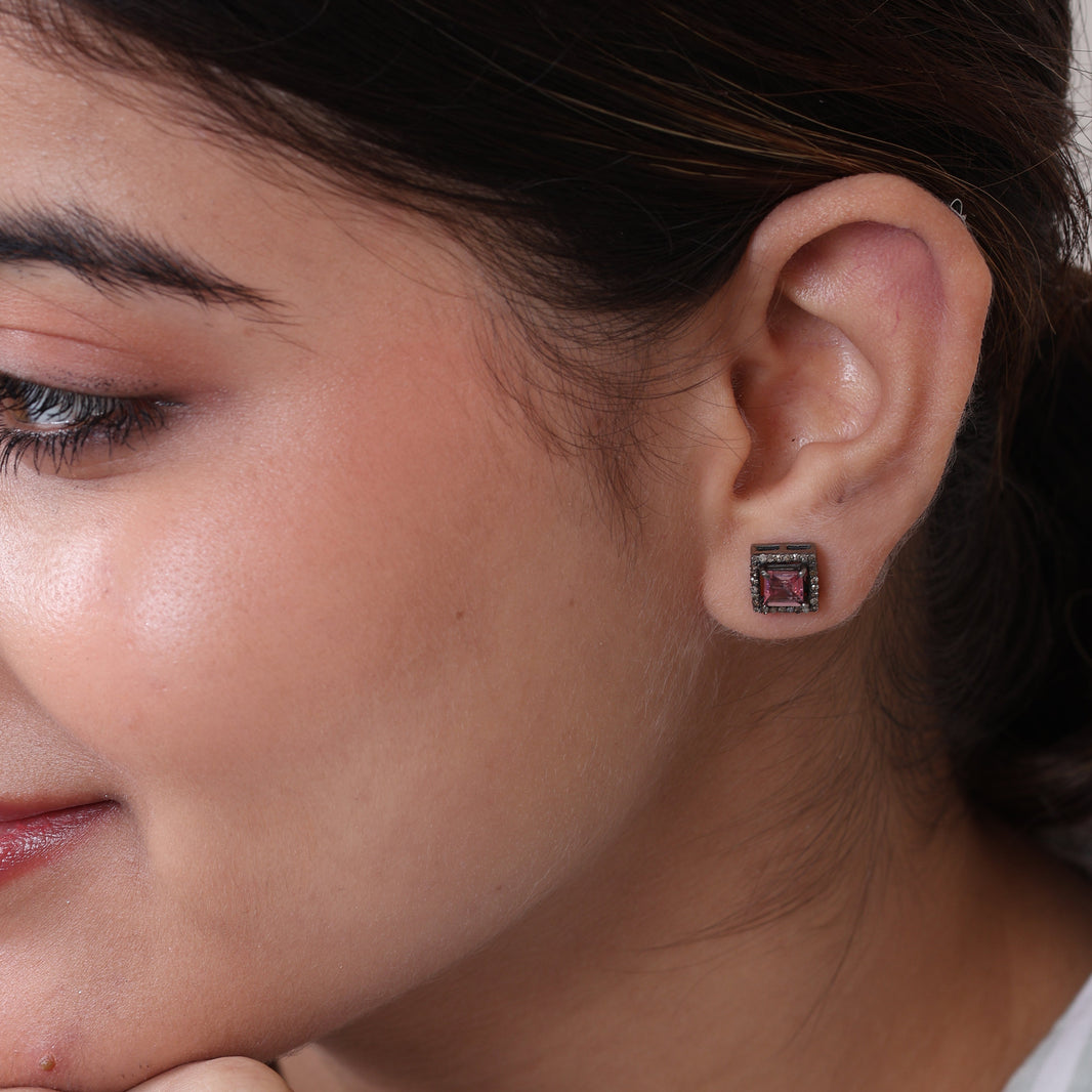 Tourmaline Studs