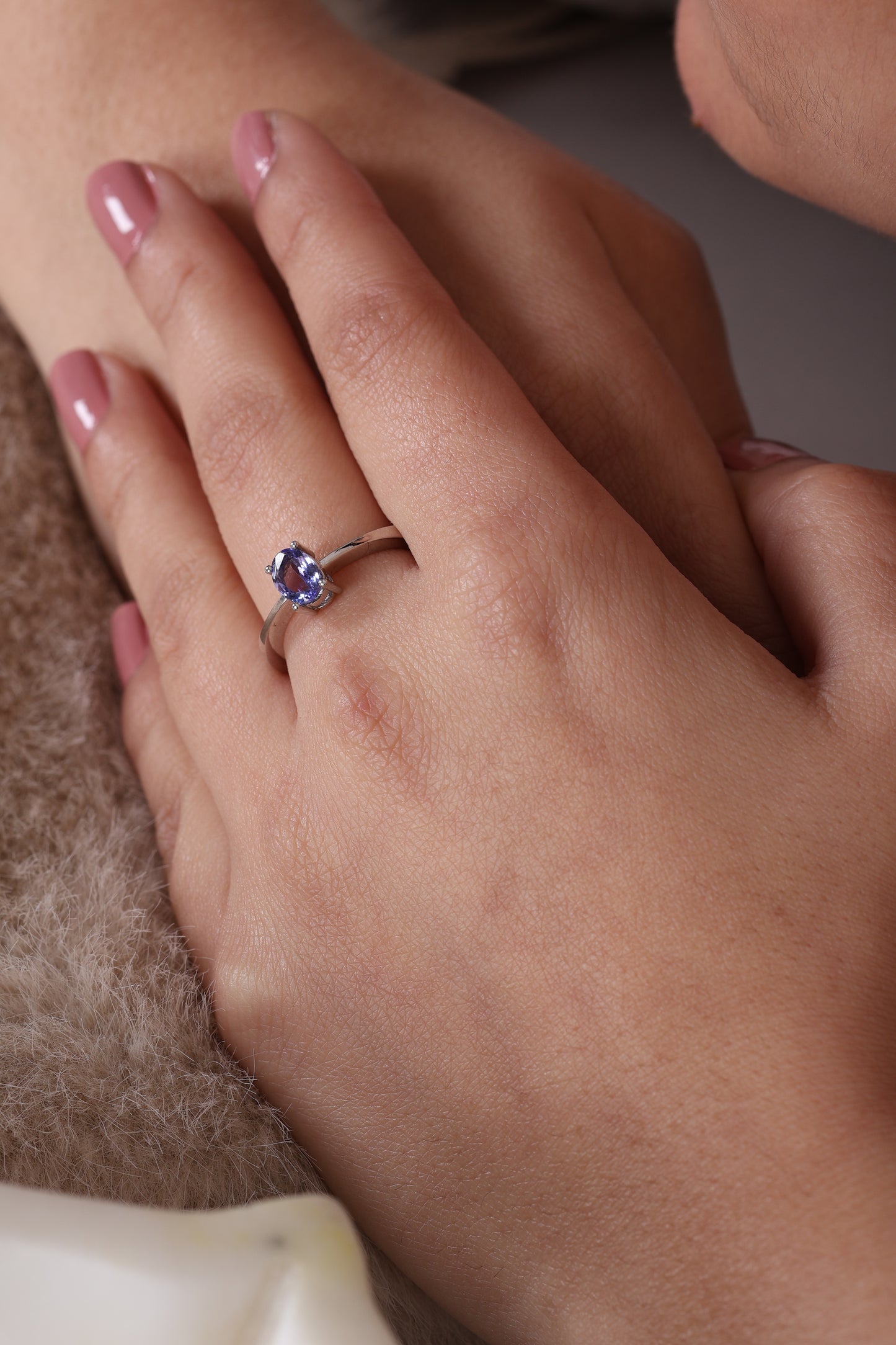 Violet Tanzanite Ring
