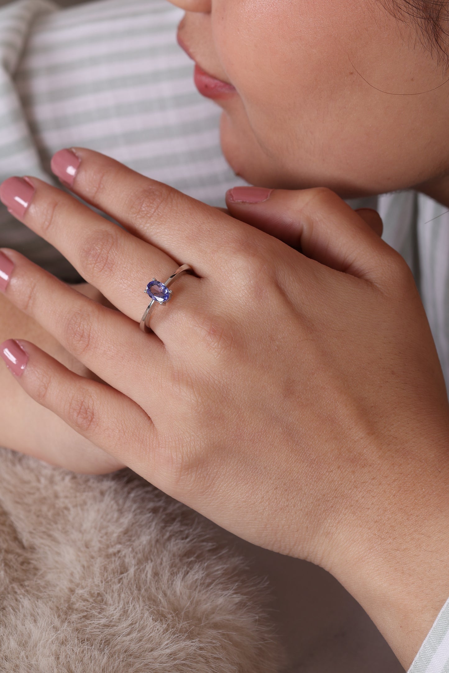 Violet Tanzanite Ring
