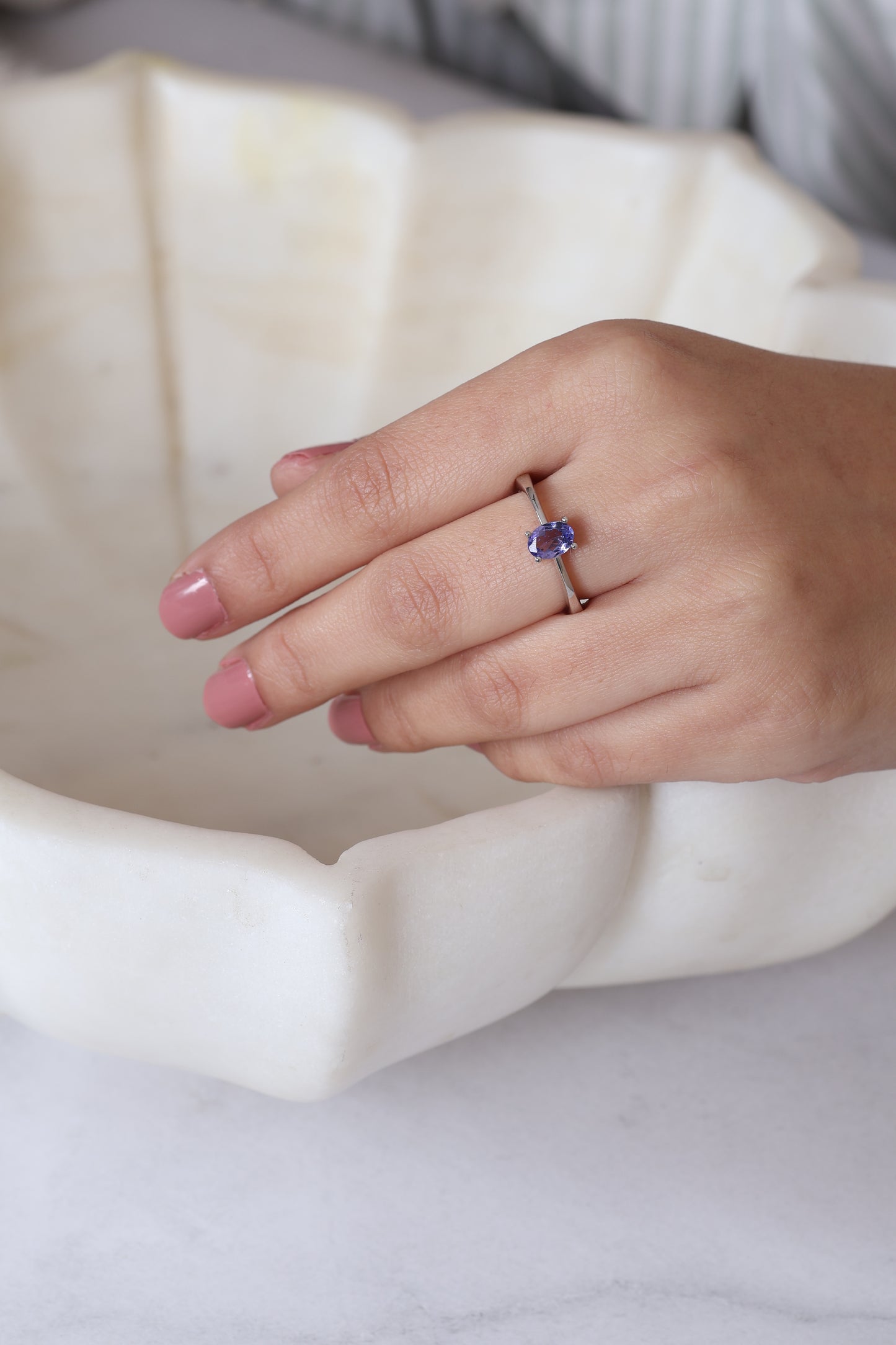 Violet Tanzanite Ring