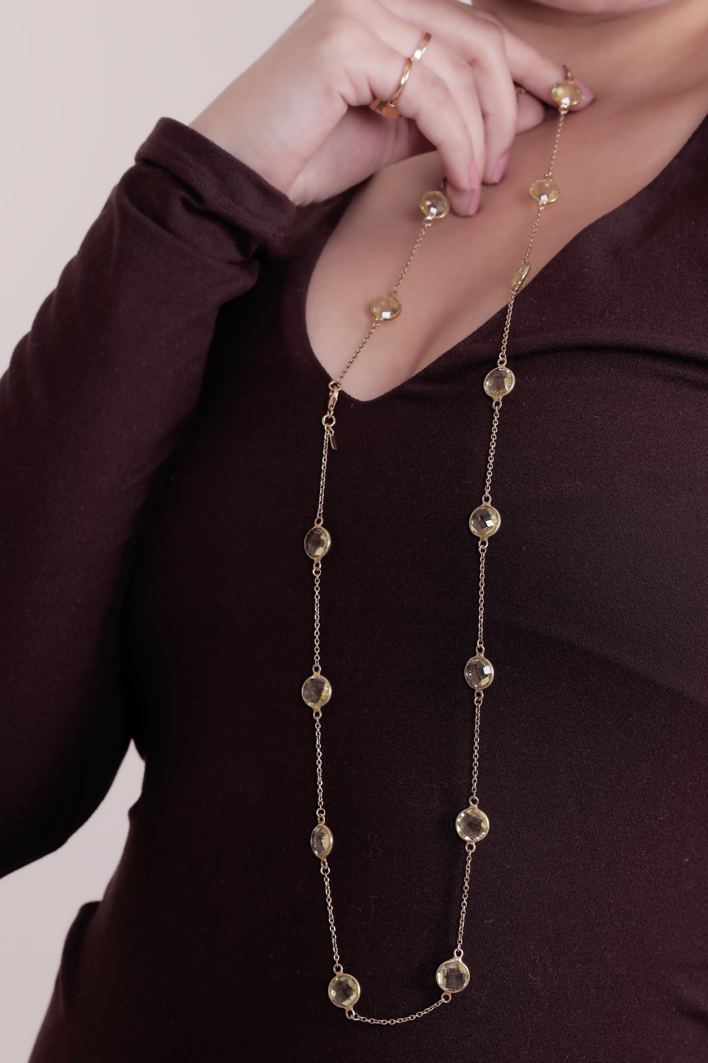 Nysa Citrine Necklace