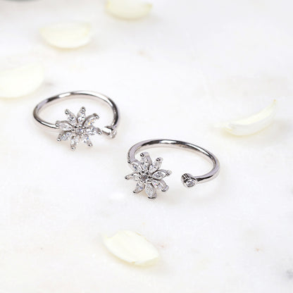 Lila Toe Ring