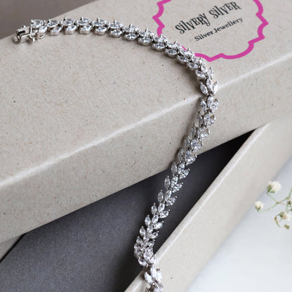 Elin Silver Bracelet