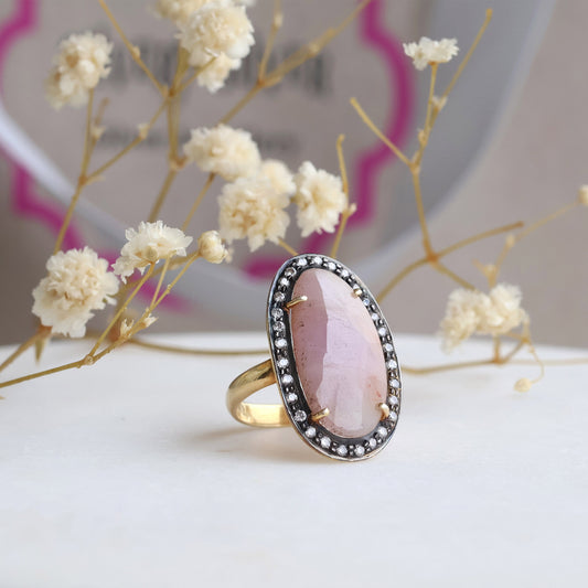 Selene Morganite Ring