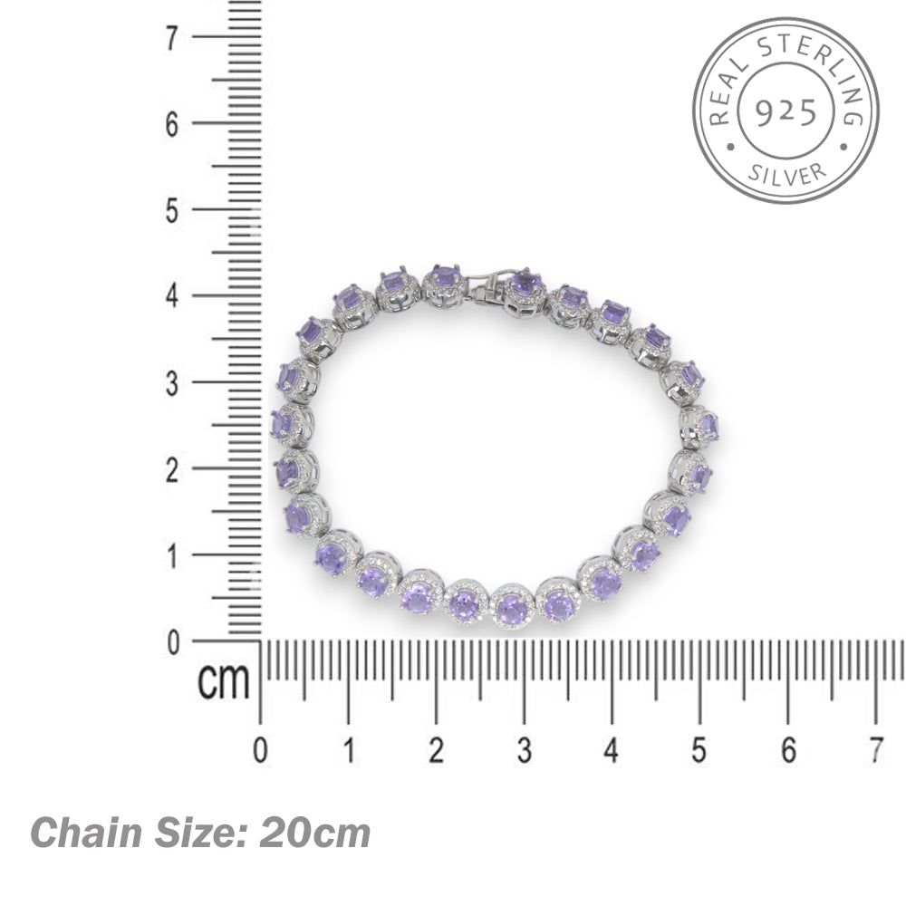 Natural Amethyst Bracelet