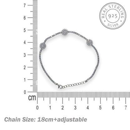 Rosa Silver Bracelet