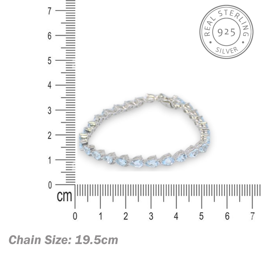Natural Aquamarine Bracelet