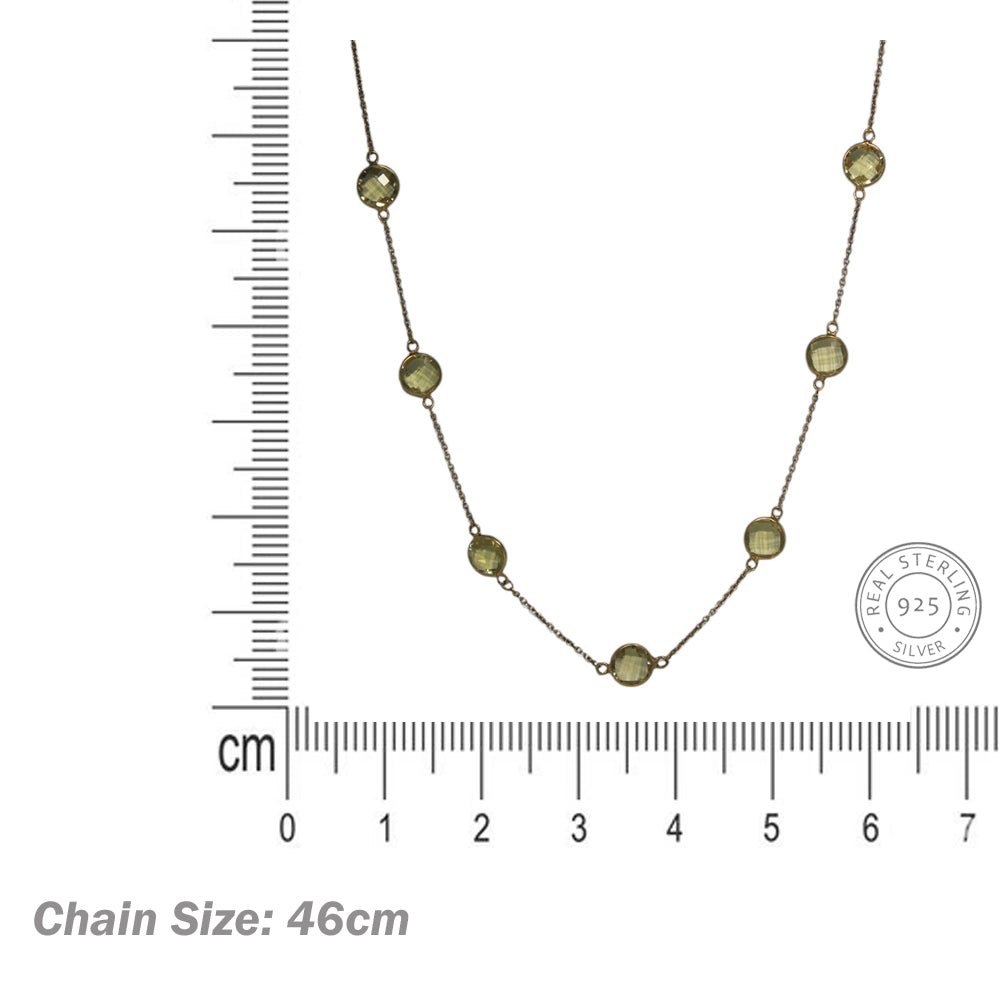 Rhea Citrine Necklace