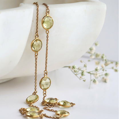 Nysa Citrine Necklace