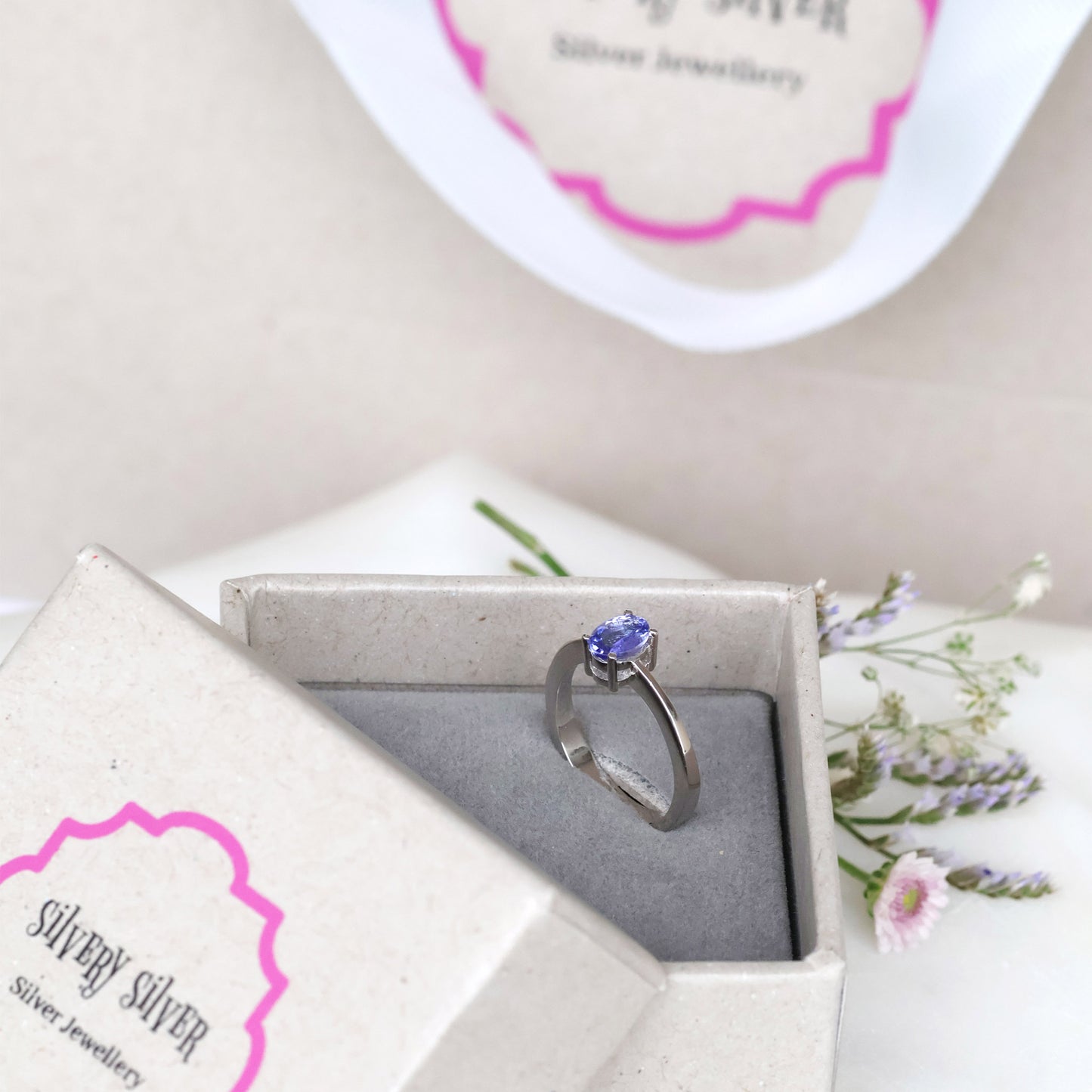 Violet Tanzanite Ring