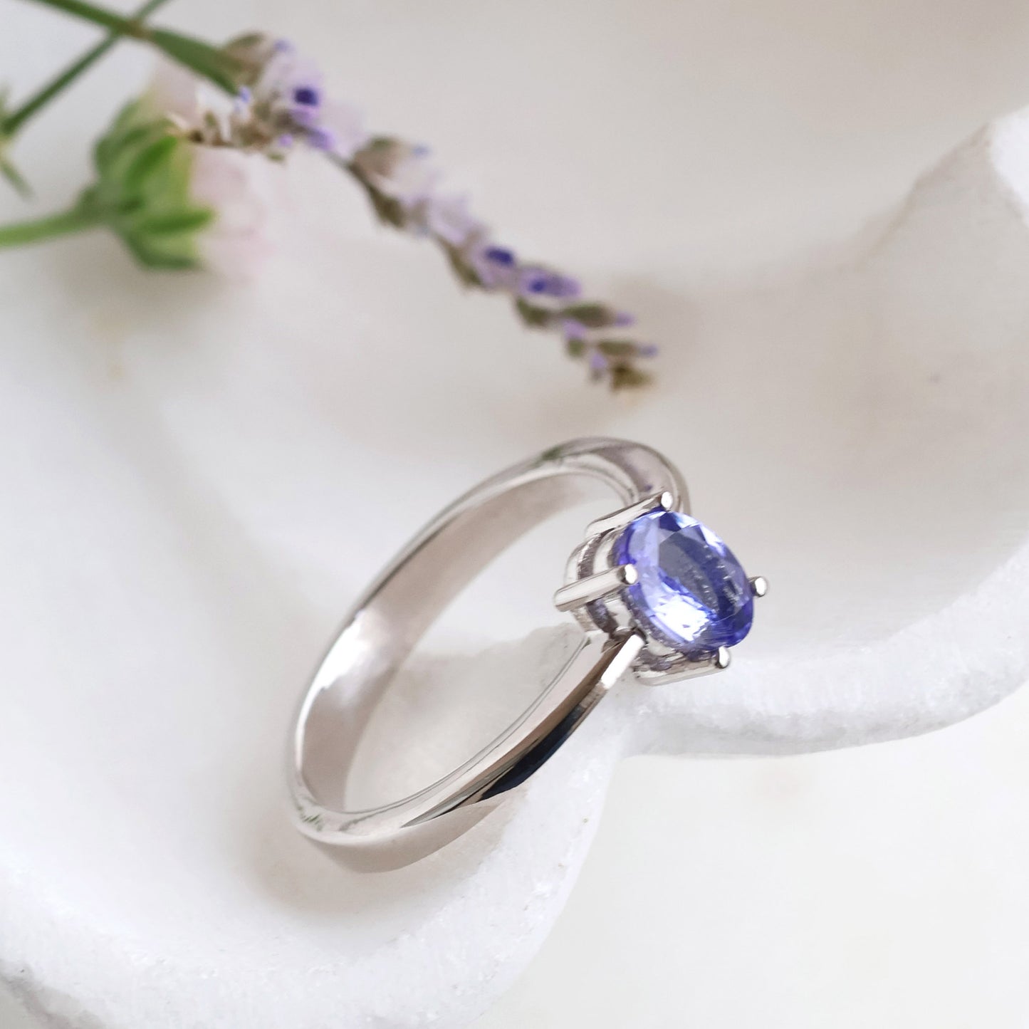Violet Tanzanite Ring