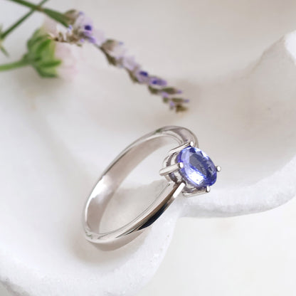 Violet Tanzanite Ring
