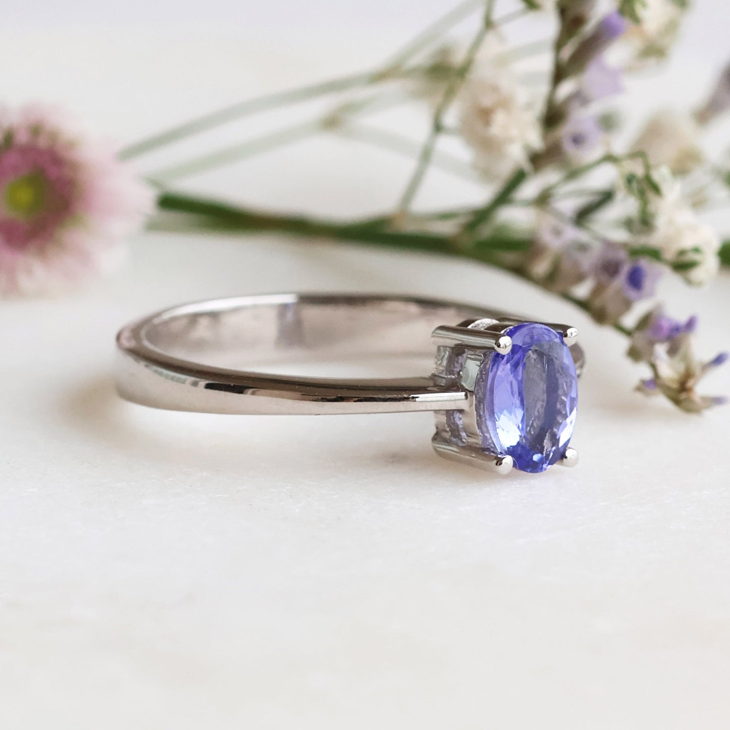 Violet Tanzanite Ring