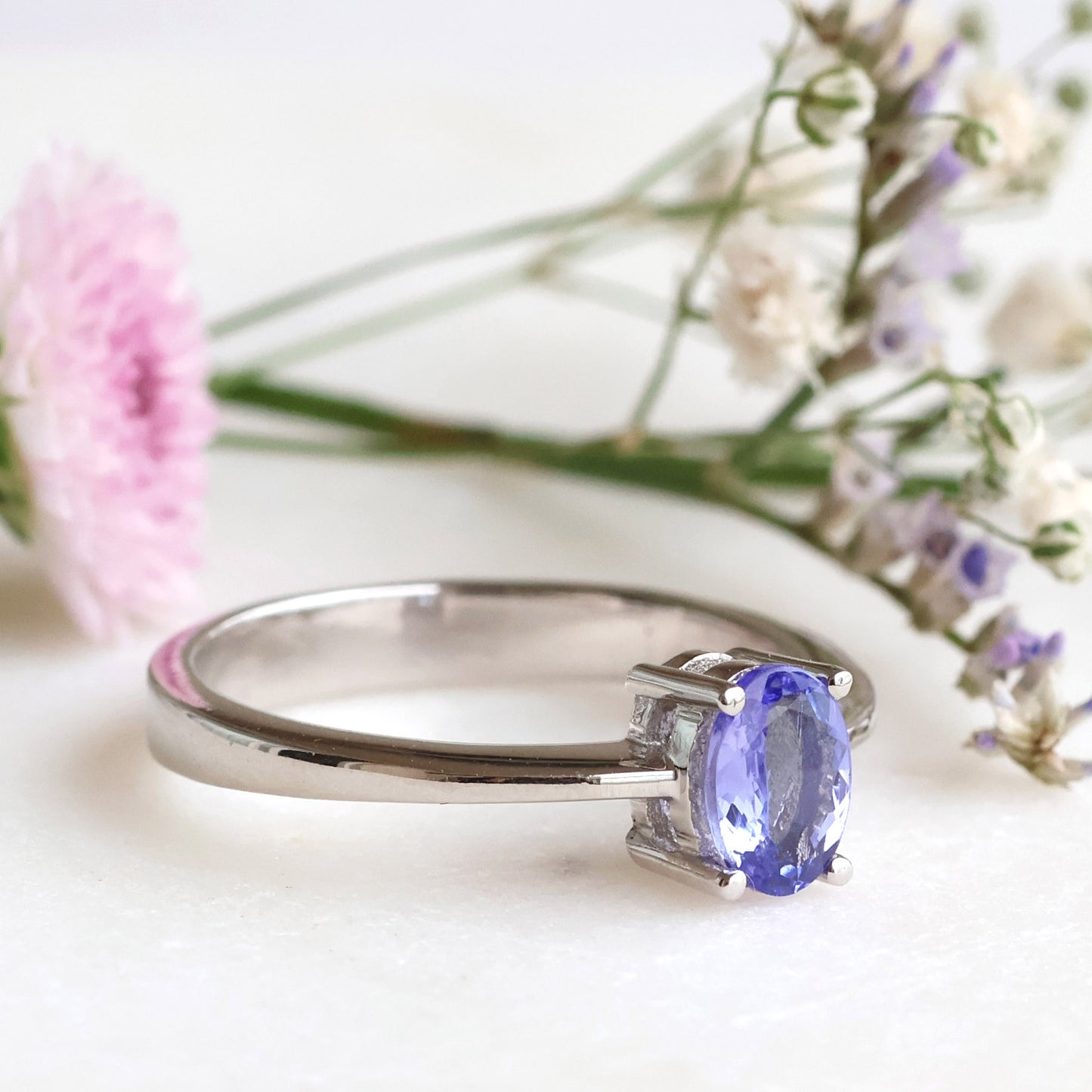 Violet Tanzanite Ring